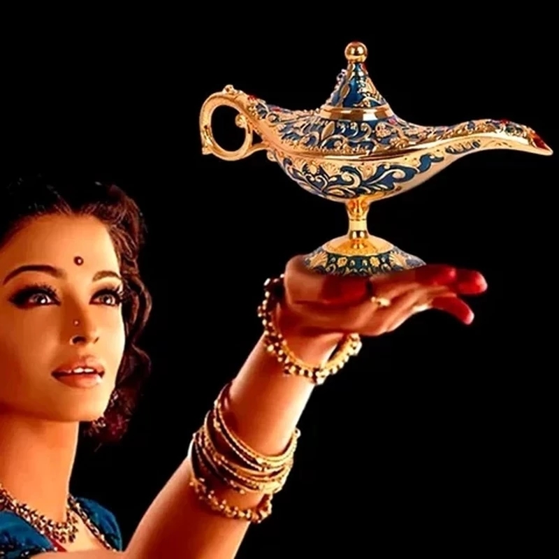 Home Decor Za - Grote Maat Aladdin Magic Lamp Woondecoratie