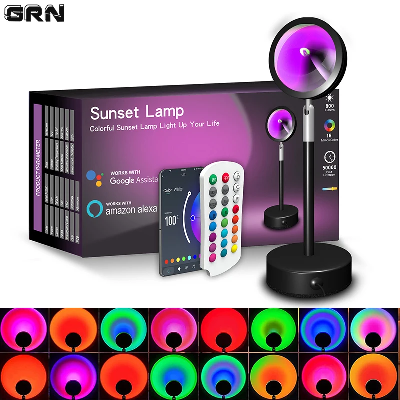 Slimme Led Zonsonderganglamp K - Home Decor Free App recensie en prijs