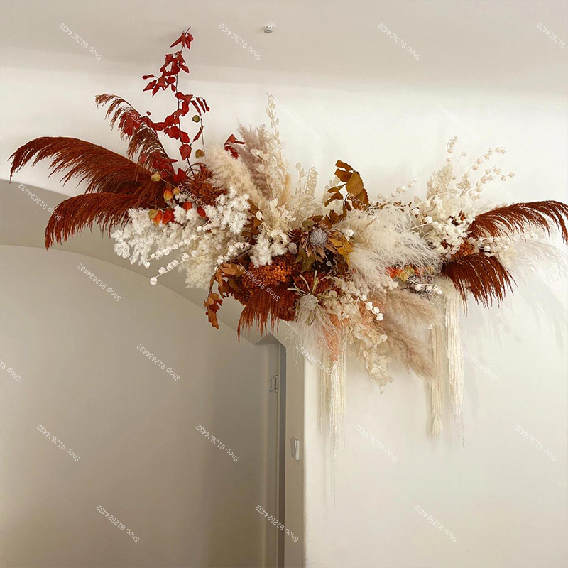 Kunstmatige pampasgras, rozen, - Pampas Grass Decor recensie en prijs