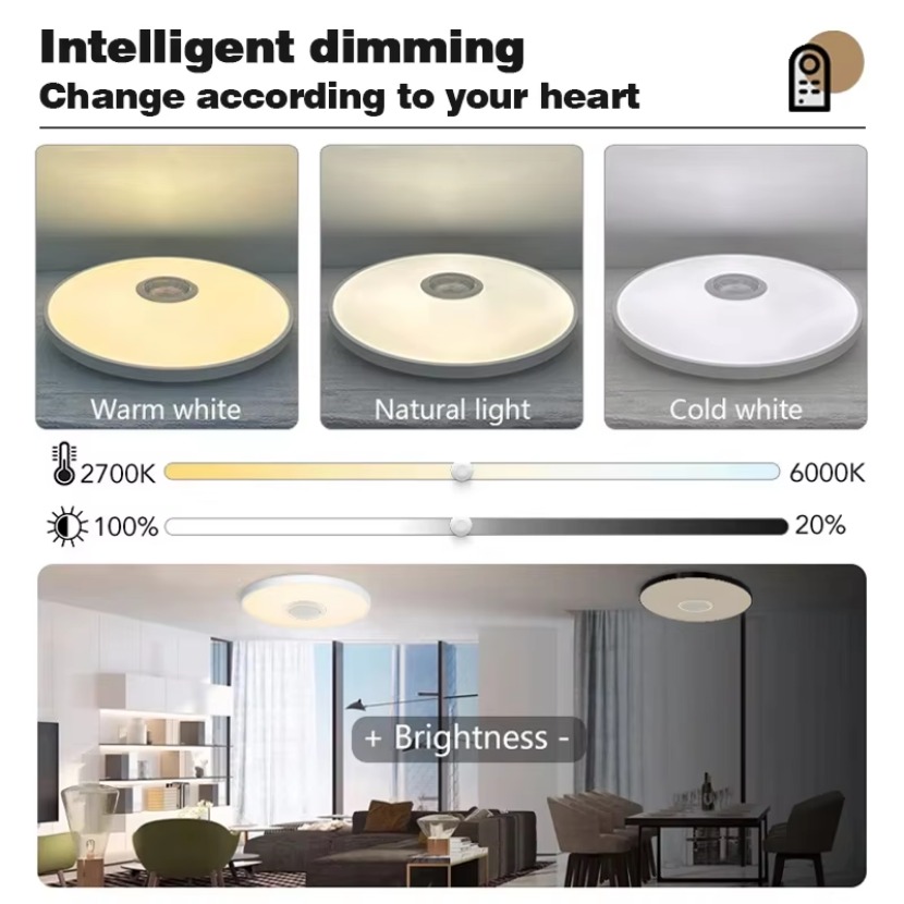 TUYA Smart Music Plafondlamp L - Home Decor Free App recensie en prijs